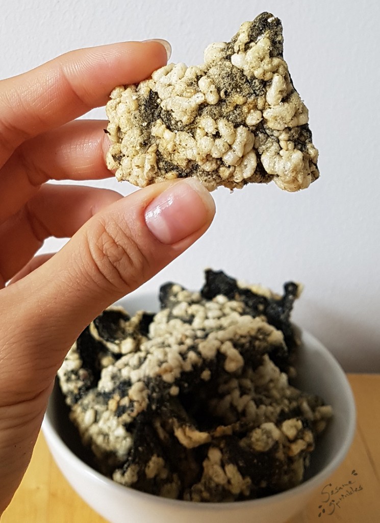 Gim-bugak (김부각), store-bought version.